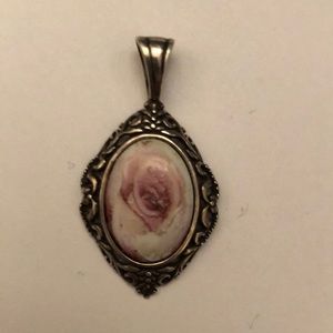 Pretty Vintage Carved Pendant